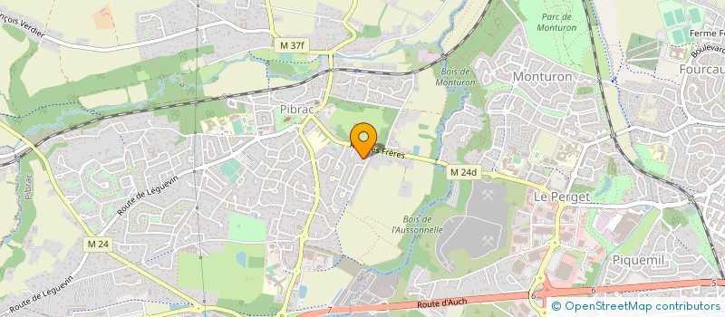 localisation de l'entreprise ENTREPRISE TOULOUSAINE DE BATIMENT ET SERVICES à PIBRAC