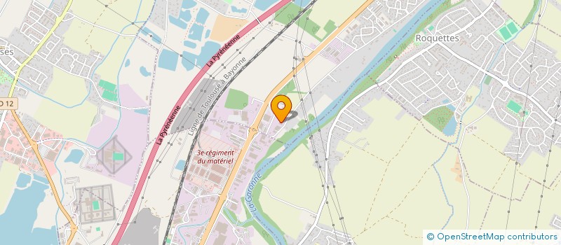 localisation de l'entreprise ENTREPRISE TOULOUSAINE DE TRAVAUX à ROQUES
