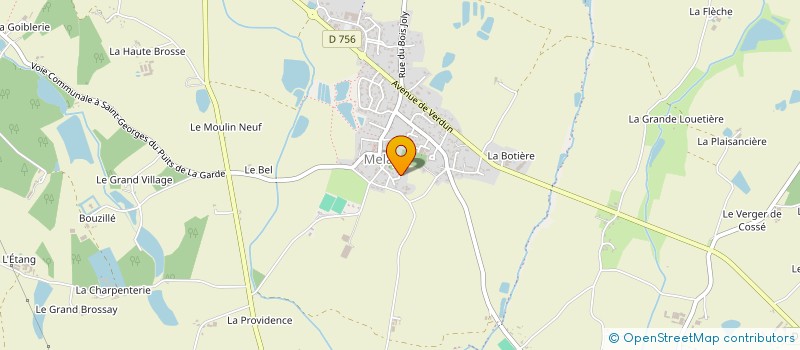 localisation de l'entreprise ENTREPRISE TOURET à CHEMILLE-EN-ANJOU