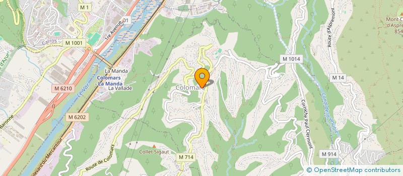 localisation de l'entreprise ENTREPRISE TOUS CORPS D ETAT  CASTAGNIERS