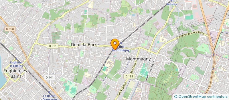 localisation de l'entreprise ENTREPRISE TOUS TRAVAUX à MONTMAGNY