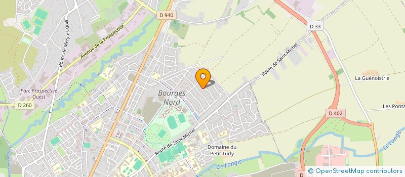 localisation de l'entreprise ENTREPRISE TRANSPORT LOGISTIQUE THABET  BOURGES