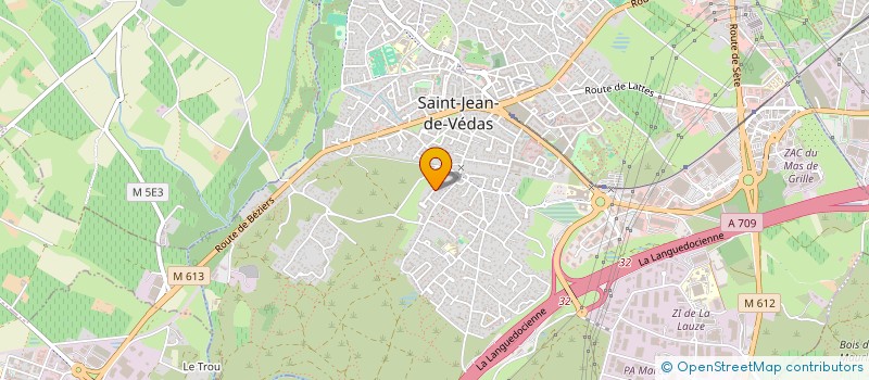 localisation de l'entreprise ENTREPRISE TRAVAUX MICHEL à SAINT-JEAN-DE-VEDAS