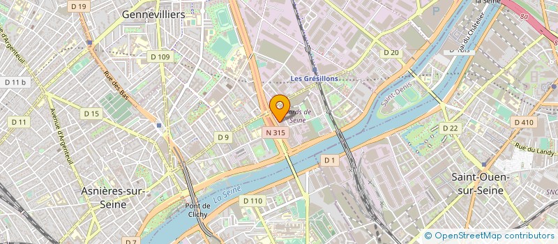localisation de l'entreprise ENTREPRISE TRAVAUX NEUF à ASNIERES-SUR-SEINE