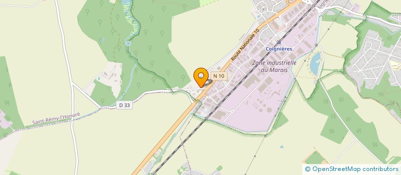 localisation de l'entreprise ENTREPRISE TRAVAUX PROFESSIONNELS  COIGNIERES