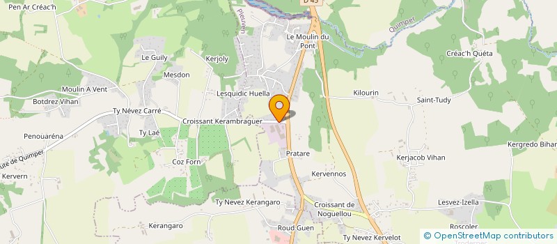 localisation de l'entreprise ENTREPRISE TRAVAUX PUBLICS D ARMOR à PLEUVEN