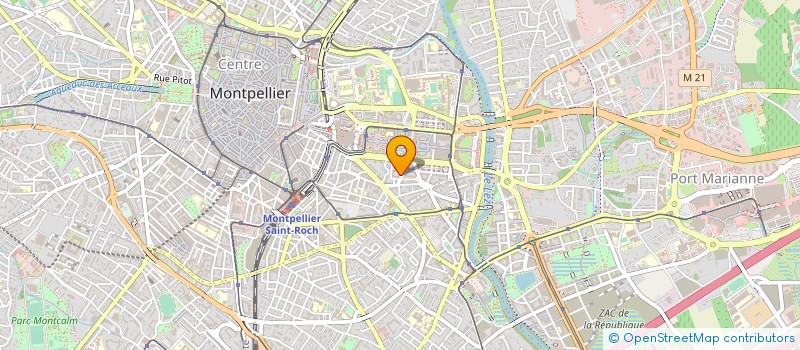 localisation de l'entreprise ENTREPRISE TRAVAUX PUBLICS HERAULTAISE à MONTPELLIER