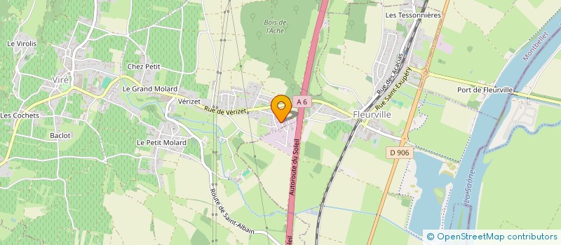 localisation de l'entreprise ENTREPRISE TRAVAUX SERVICES à VIRE