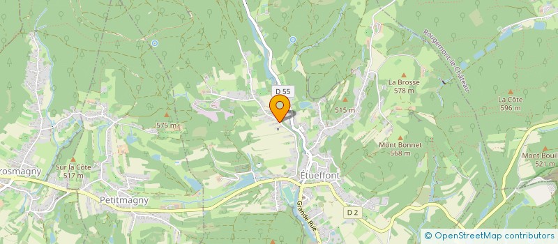localisation de l'entreprise ENTREPRISE TROMMENSCHLAGER à ETUEFFONT