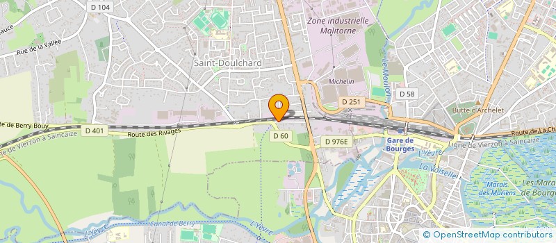 localisation de l'entreprise ENTREPRISE TROUVE BATIMENT  SAINT-DOULCHARD