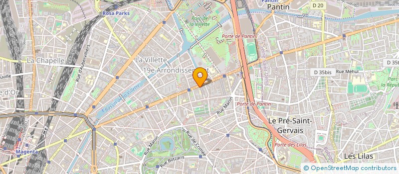 localisation de l'entreprise ENTREPRISE TRUFFAUT  PARIS