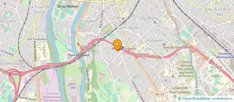 localisation de l'entreprise ENTREPRISE TYSSEIRE ET FILS à TOULOUSE