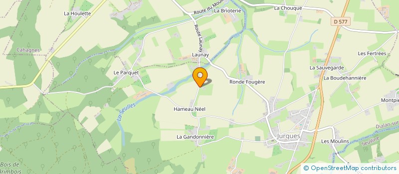 localisation de l'entreprise ENTREPRISE UNIPERSONNELLE A RESPONSABILITE LIMITEE ANAJ  SOULEUVRE EN BOCAGE