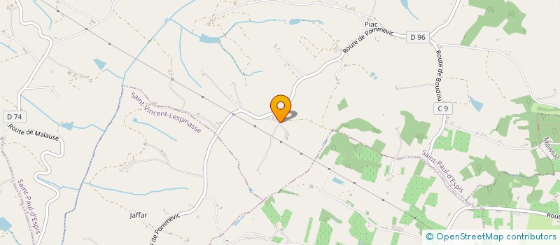 localisation de l'entreprise ENTREPRISE UNIPERSONNELLE A RESPONSABILITE LIMITEE DE LA CROIX  SAINT-PAUL-D'ESPIS