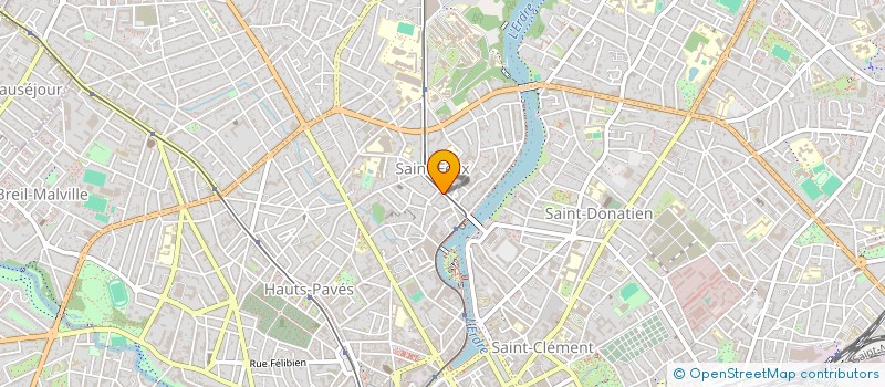 localisation de l'entreprise ENTREPRISE UNIPERSONNELLE P.O.D à NANTES