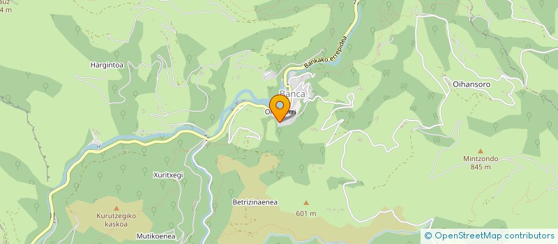 localisation de l'entreprise ENTREPRISE URRIZA  SAINT ETIENNE DE BAIGORRY