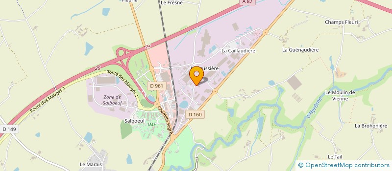 localisation de l'entreprise ENTREPRISE USUREAU à CHEMILLE-EN-ANJOU
