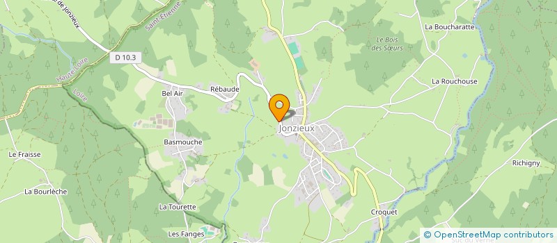 localisation de l'entreprise ENTREPRISE VACCARO  JONZIEUX