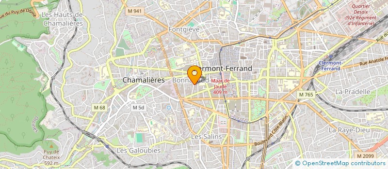 localisation de l'entreprise ENTREPRISE VALEIN FILS ET COMPAGNIE  CLERMONT-FERRAND