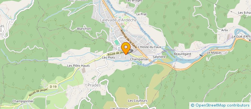 localisation de l'entreprise ENTREPRISE VALETTE à PRADES