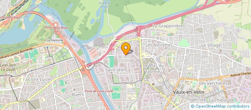 localisation de l'entreprise ENTREPRISE VALLA SARL  VILLEURBANNE