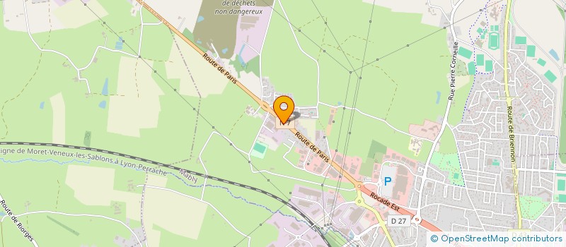 localisation de l'entreprise ENTREPRISE VALLORGE à MABLY