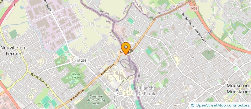 localisation de l'entreprise ENTREPRISE VANSEVEREN  NEUVILLE-EN-FERRAIN