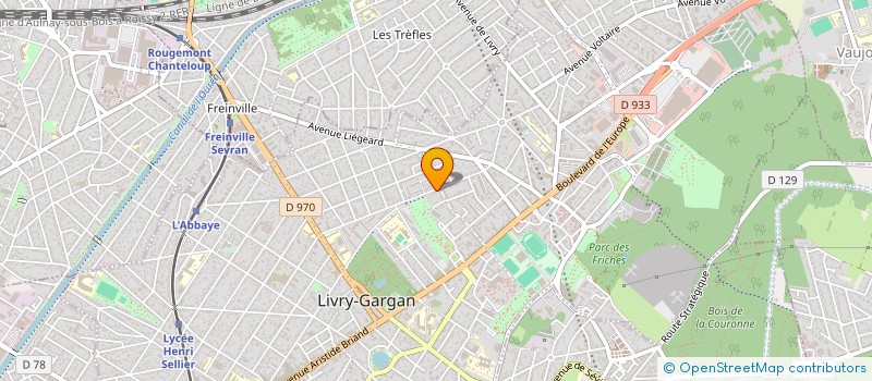 localisation de l'entreprise ENTREPRISE VAZ à LIVRY-GARGAN