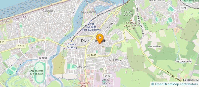 localisation de l'entreprise ENTREPRISE VEDOVELLI à DIVES-SUR-MER