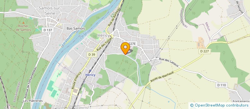 localisation de l'entreprise ENTREPRISE VENET FRERES à HERICY