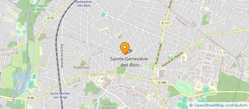 localisation de l'entreprise ENTREPRISE VENTURA N à SAINTE-GENEVIEVE-DES-BOIS