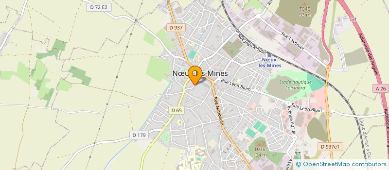 localisation de l'entreprise ENTREPRISE VERCUCQUE  NUX-LES-MINES