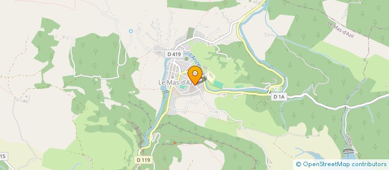 localisation de l'entreprise ENTREPRISE VERGE à LE MAS D'AZIL