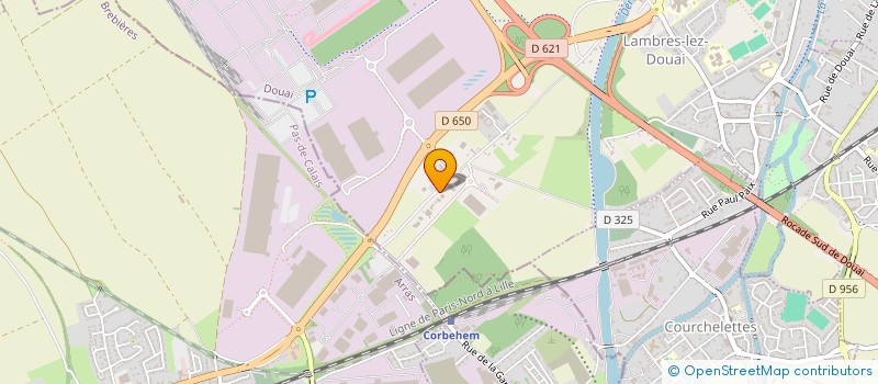 localisation de l'entreprise ENTREPRISE VERNEZ à LAMBRES-LEZ-DOUAI