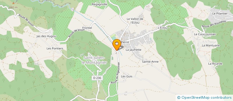 localisation de l'entreprise ENTREPRISE VEYRON à GINASSERVIS