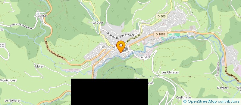 localisation de l'entreprise ENTREPRISE VIALETTE  BOURG-ARGENTAL