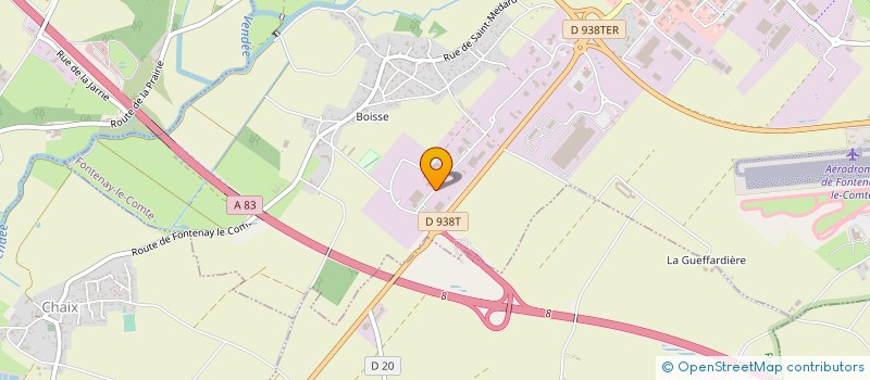 localisation de l'entreprise ENTREPRISE VIDEAU à FONTENAY-LE-COMTE