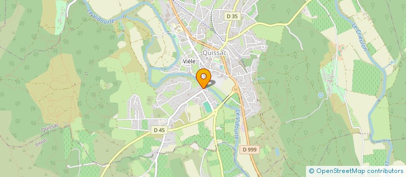 localisation de l'entreprise ENTREPRISE VIEILLEDENT à QUISSAC