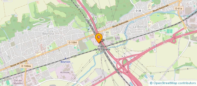 localisation de l'entreprise ENTREPRISE VILA CARNE  LA BOISSE