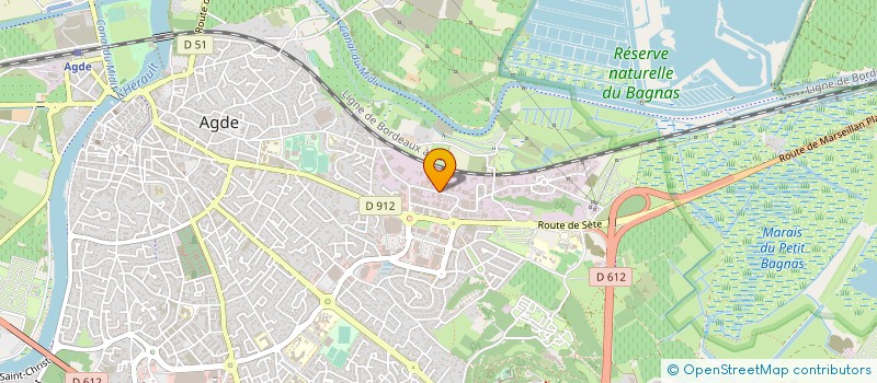 localisation de l'entreprise ENTREPRISE VILLA & FILS  AGDE