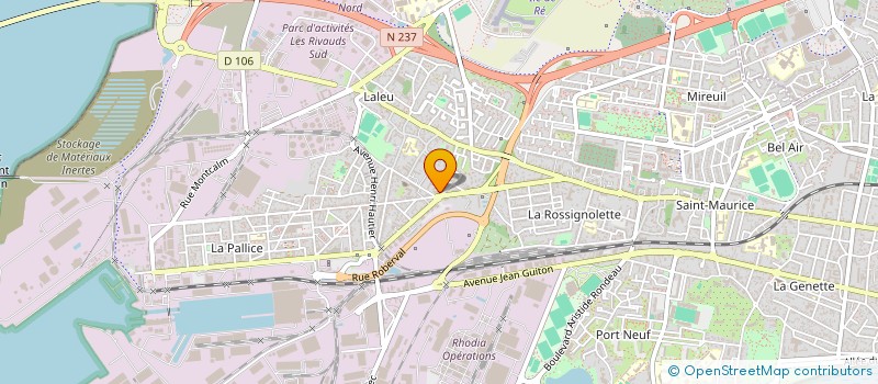 localisation de l'entreprise ENTREPRISE VILLANNEAU  LA ROCHELLE