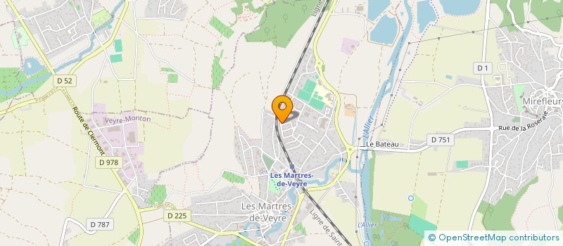 localisation de l'entreprise ENTREPRISE VILLANOVA  LES MARTRES-DE-VEYRE