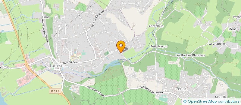 localisation de l'entreprise ENTREPRISE VILLAR  LIGNAN-DE-BORDEAUX