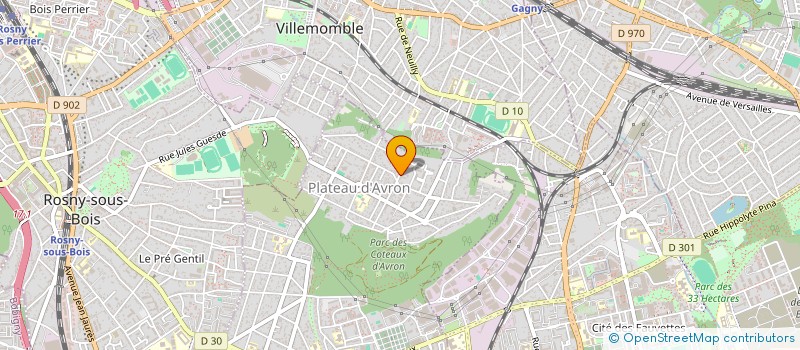 localisation de l'entreprise ENTREPRISE VILTARD à NEUILLY-PLAISANCE