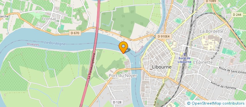 localisation de l'entreprise ENTREPRISE VINCE à BORDEAUX