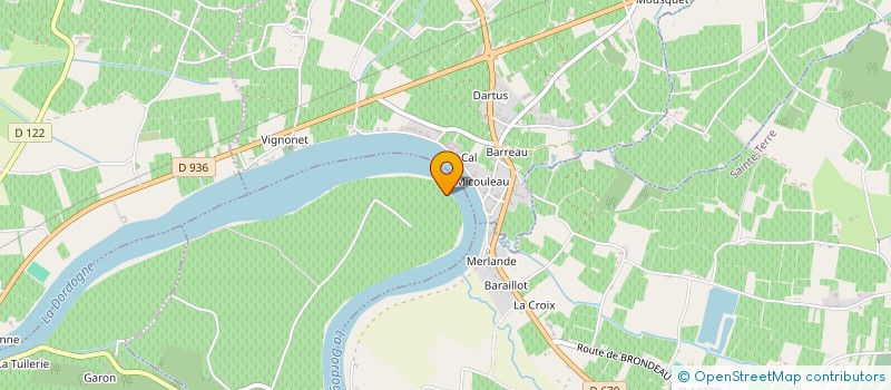 localisation de l'entreprise ENTREPRISE VITICOLE ET AGRICOLE DE LUGAIGNAC à LUGAIGNAC