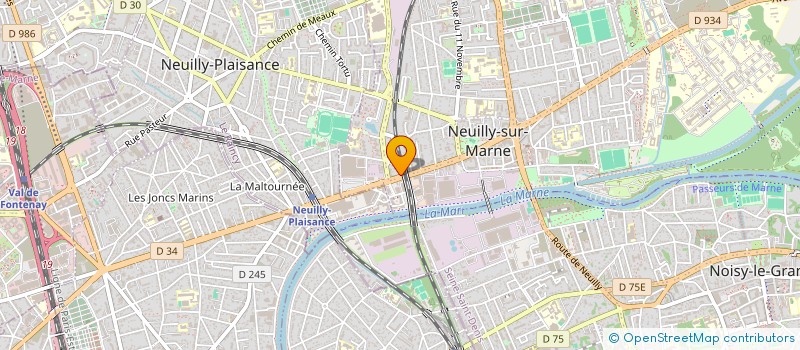 localisation de l'entreprise ENTREPRISE VIVEIROS à NEUILLY-SUR-MARNE