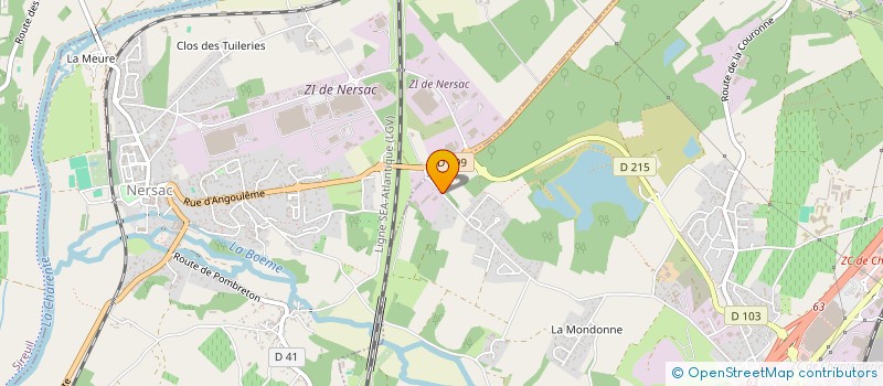 localisation de l'entreprise ENTREPRISE VIVES ET FILS  LA COURONNE