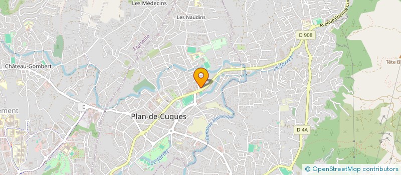 localisation de l'entreprise ENTREPRISE VOLAND  PLAN-DE-CUQUES