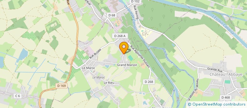 localisation de l'entreprise ENTREPRISE WARTELLE  THUN-SAINT-AMAND